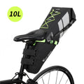 West Biking Bicycle Bag Full Waterproof Reflective Tail Bag Long-Distance Capacity Rear Seat Bag, 10L, 17L