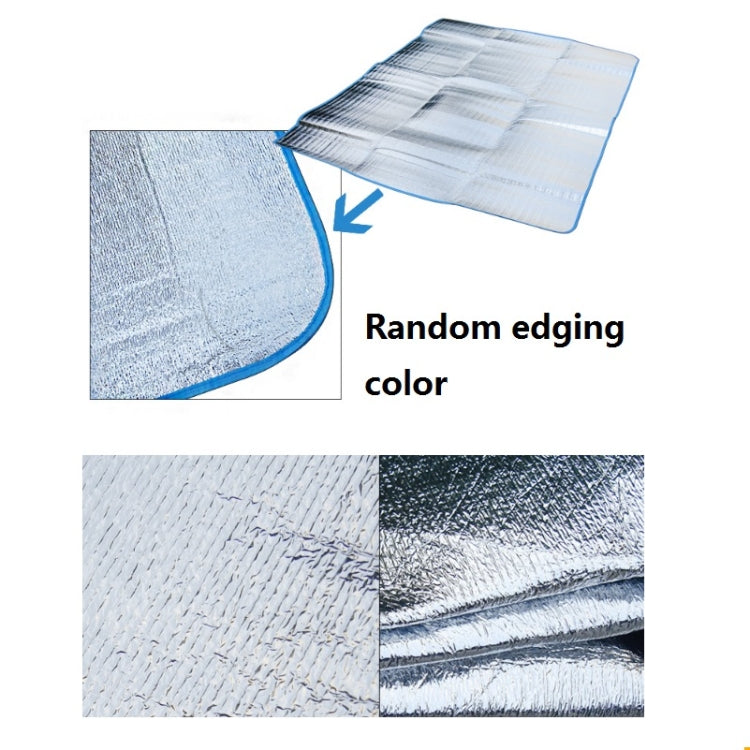 180x150cm Outdoor Double-Sided Aluminum Film Moisture-Proof Picnic Mat Random Colour Delivery, 180x150cm Aluminum Film