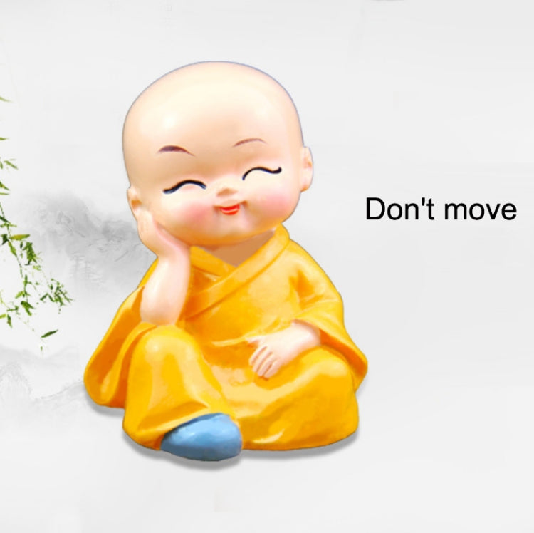 In Car Cute Four Little Monks Ornaments Car Interior Decorations Specification：, Not Swing