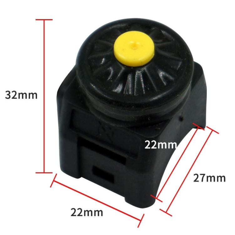 Motorcycle Modification Accessories ATV Switch Headlight Control Power Failure Start Speaker Overtaking Light Switch, Yellow, Red