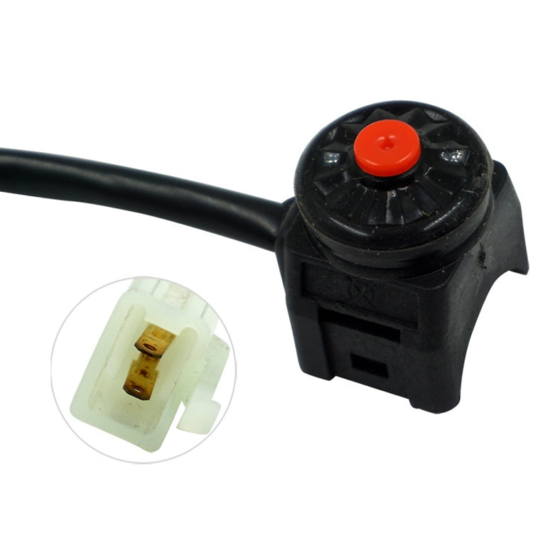 Motorcycle Modification Accessories ATV Switch Headlight Control Power Failure Start Speaker Overtaking Light Switch, Yellow, Red