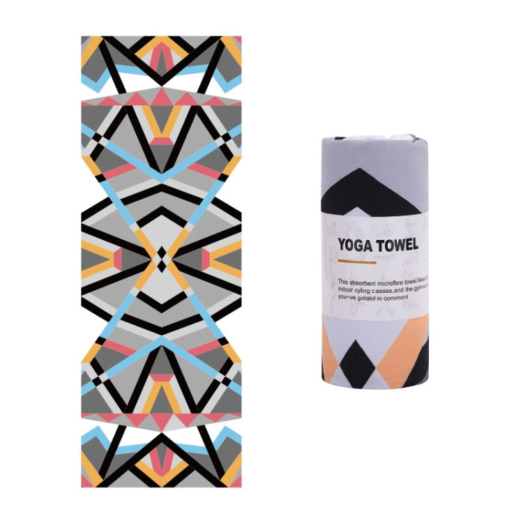 Printed Soft Yoga Mat Non-Slip Yoga Towel, Size: 185 x 65cm, 185 x 65cm Fantasy Garo, 185 x 65cm Fantasy Maze, 185 x 65cm Geometric, 185 x 65cm Dream Pen Flowers, 185 x 65cm Dream Deer, 185 x 65cm Waves, 185 x 65cm Vientiane, 185 x 65cm Whale          ...