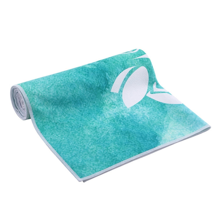 Printed Soft Yoga Mat Non-Slip Yoga Towel, Size: 185 x 65cm, 185 x 65cm Fantasy Garo, 185 x 65cm Fantasy Maze, 185 x 65cm Geometric, 185 x 65cm Dream Pen Flowers, 185 x 65cm Dream Deer, 185 x 65cm Waves, 185 x 65cm Vientiane, 185 x 65cm Whale          ...