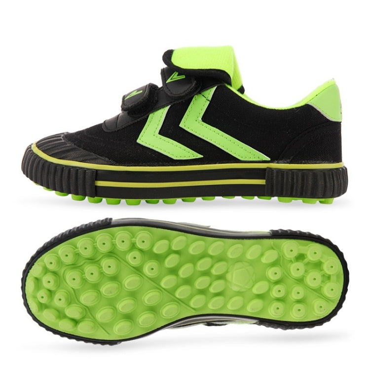 Children Soccer Shoes Antiskid Wear-Resistant Nylon Fastener Football Training Shoes, 28/180, 29/190, 36/230