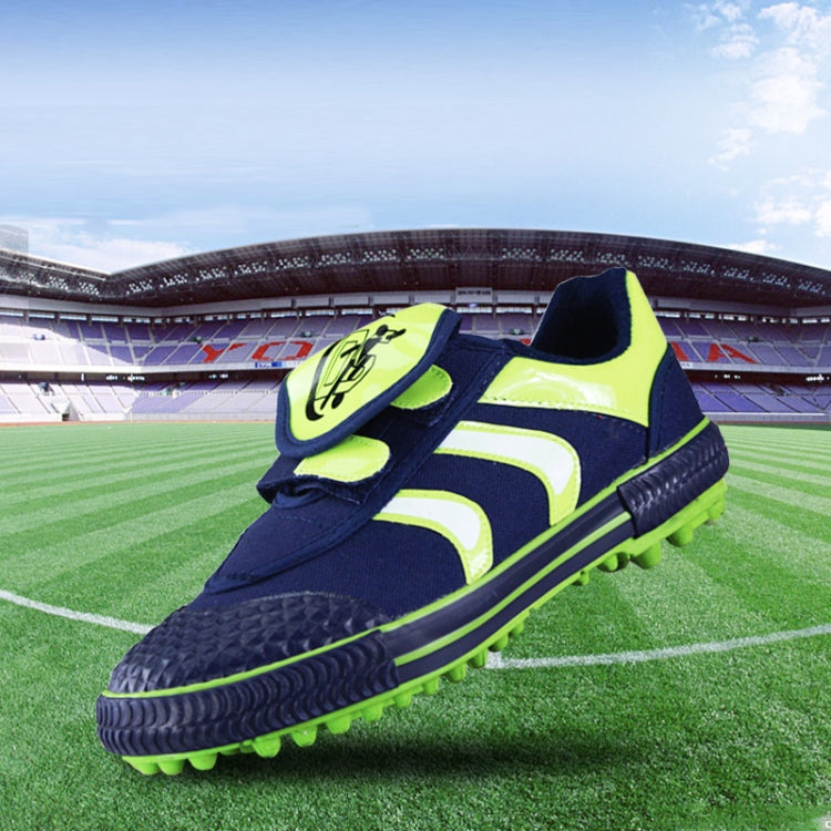 Children Soccer Shoes Antiskid Wear-Resistant Nylon Fastener Football Training Shoes, 28/180, 29/190, 30/200, 32/210, 33/215, 34/220, 35/225, 36/230, 37/235
