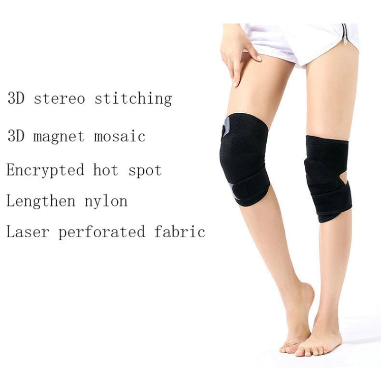 Tourmaline Self-Heating Sports Knee Pads Far Infrared Magnet Moxibustion Warm Knee Pads, Self-Heating Sports Knee Pads