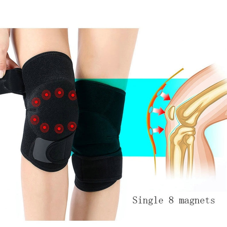 Tourmaline Self-Heating Sports Knee Pads Far Infrared Magnet Moxibustion Warm Knee Pads, Self-Heating Sports Knee Pads