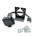 VS170U-L 4P Flat Plug To Turn 7P Trailer Socket Universal Car Power Socket Adapter US Plug, 4P To 7P