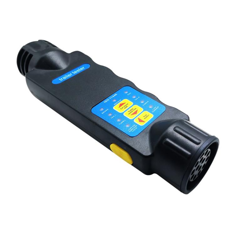 VS1130E-T 12V 13 Core Resistance Tester Trailer Plug Socket Connector Detector EU Plug, VS1130E-T 13 Pin