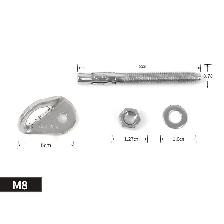 XINDA Rock Bullet Expansive Nails Hanging Tablet Stainless Steel Cave Climb Nail, M8 Climb Nail, M10 Climb Nail