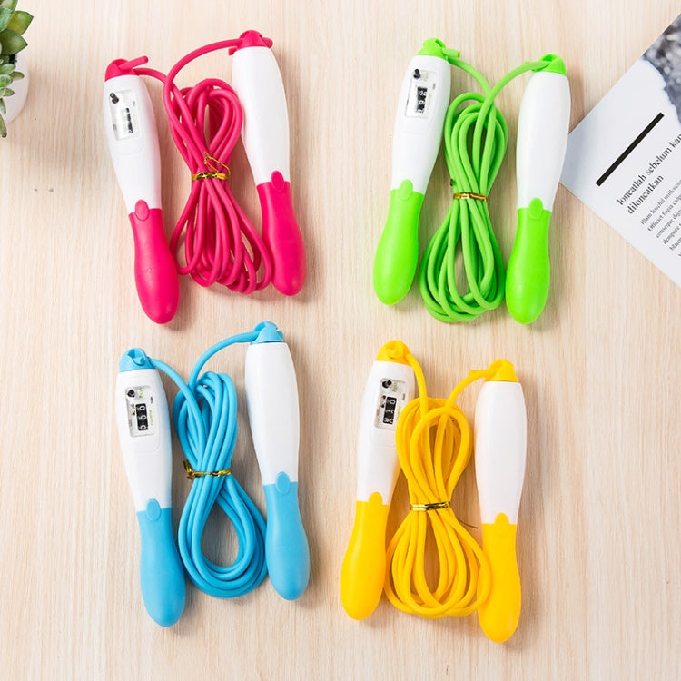 Adjustable Mechanical Counting PVC Skipping Rope Fitness Sports Equipment, Length: 3m, 5 PCS PVC Skipping Rope(Red White), 5 PCS PVC Skipping Rope(Blue White), 5 PCS PVC Skipping Rope(Yellow White), 5 PCS PVC Skipping Rope(Green White)