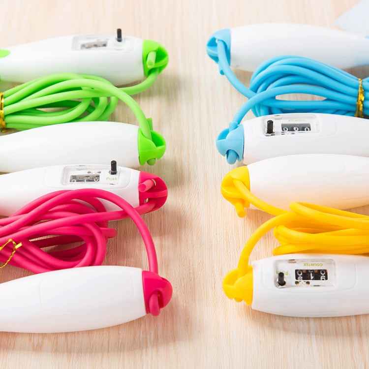 Adjustable Mechanical Counting PVC Skipping Rope Fitness Sports Equipment, Length: 3m, 5 PCS PVC Skipping Rope(Red White), 5 PCS PVC Skipping Rope(Blue White), 5 PCS PVC Skipping Rope(Yellow White), 5 PCS PVC Skipping Rope(Green White)