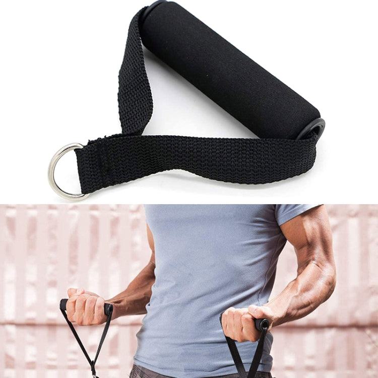 2 PCS Yoga Fitness Pull Belt Handle Gymnastics Hammock Handle, 2 PCS Hammock Handle(Black)