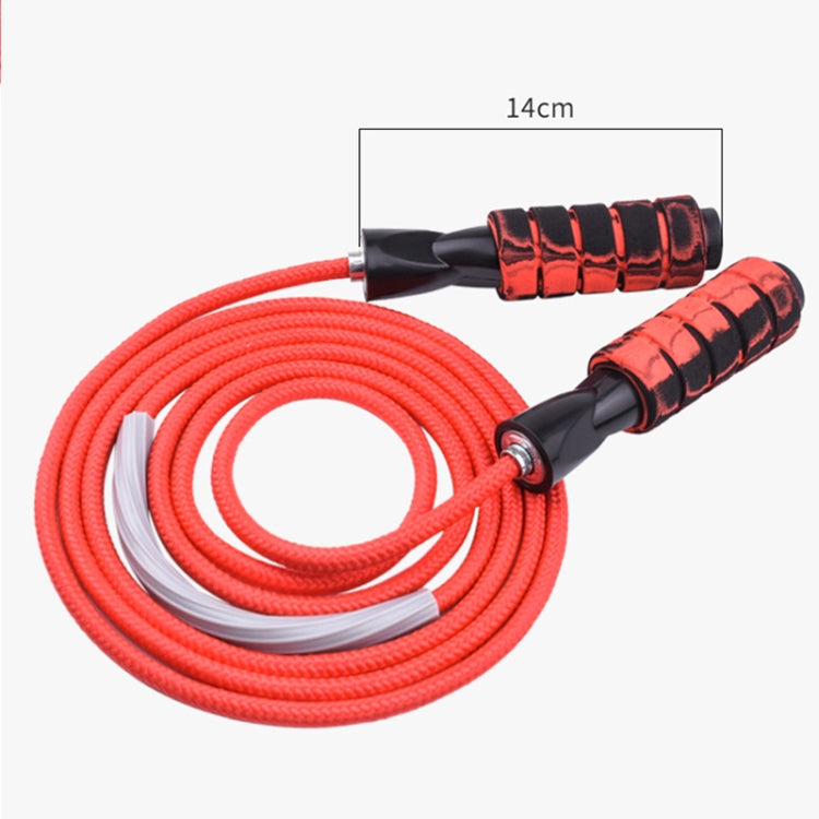Weight-Bearing Skipping Rope Fitness Exercise Room Skipping Rope, Thickness: 6mm, Length: 3m, Red, Gray