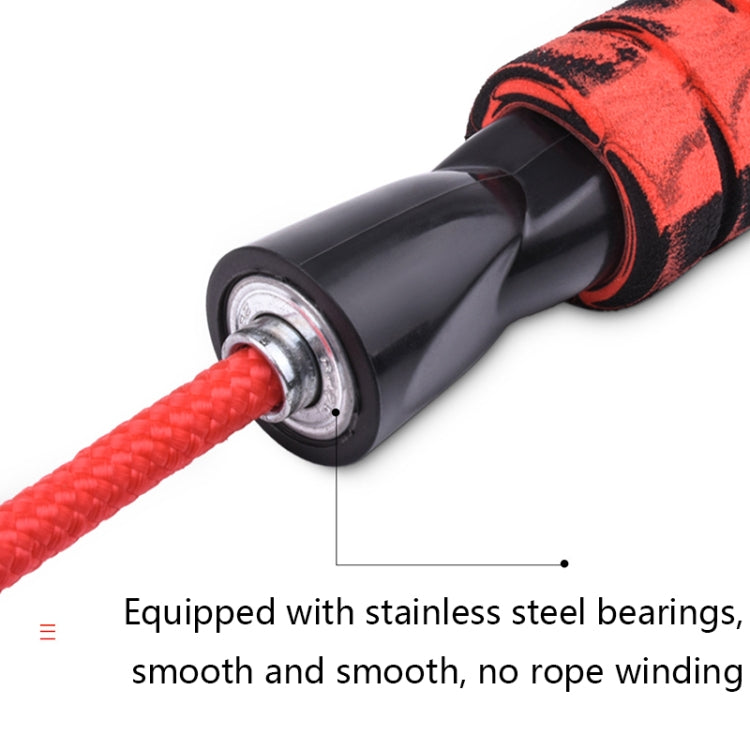 Weight-Bearing Skipping Rope Fitness Exercise Room Skipping Rope, Thickness: 6mm, Length: 3m, Red, Gray