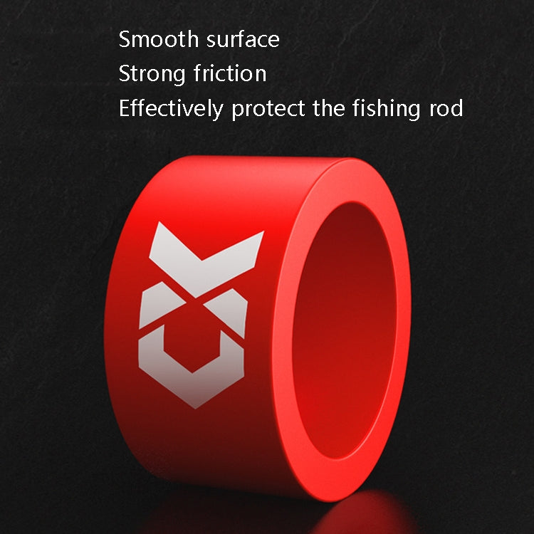 10 PCS Silicone Fishing Rod Stop Ring Anti-Skid Ring