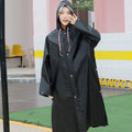 Bicycle Single Thick Raincoat Battery Car Adult Poncho, XL