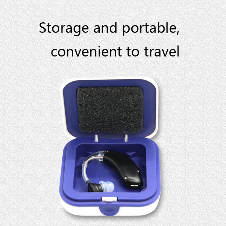 GM-105 Elderly Hearing Aid Sound Amplifier Intelligent Noise Reduction Sound Collector, US Plug(Black), EU Plug(Black)