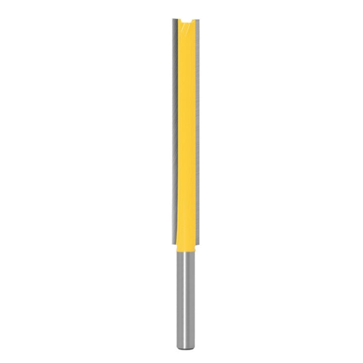 1/4 Handle Extended Double-Edged Straight Knife Trimming Machine Cutter Head, 1/4x3/8x50mm, 1/4x3/8x76mm, 2 PCS/Set  1/4 Handle