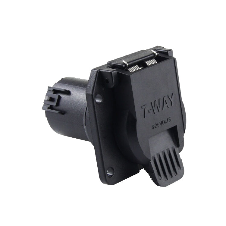 2 PCS VS170U-1 6-24V 7P Waterproof Trailer Plug Socket Connector RV Yacht Power Plug US Plug, VS170U-1