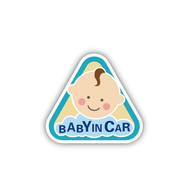 10 PCS There Is A Baby In The Car Stickers Warning Stickers Style:, CT203 Baby K Boy Magnetic Stickers, CT203 Baby R Boy Magnetic Stickers, CT203 Baby X Blue Bottom Bottle Magnetic Stickers, CT203 Baby O Boy Triangle Magnetic Stickers                  ...