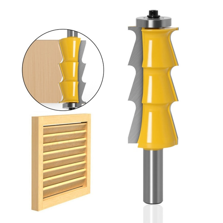 Blind Handrail Line Cutter Woodworking Engraving Milling Cutter, 12mm Handle
