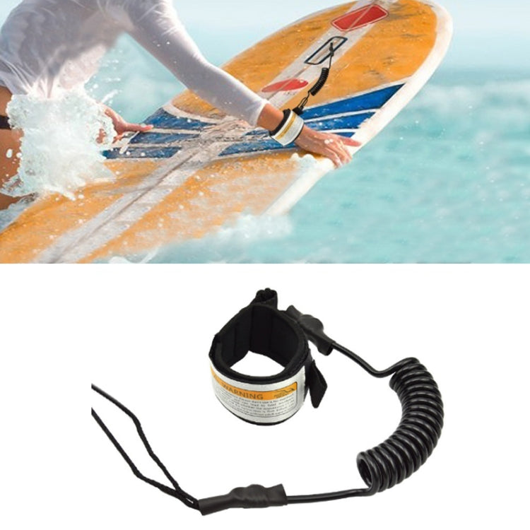 Surf Bodyboard Safety Hand Rope TPU Surfboard Paddle Towing Rope, The Length After Stretching: 1.6m, Safety Hand Rope(Clear Blue), Safety Hand Rope(Orange), Safety Hand Rope(Yellow), Safety Hand Rope(Black), Safety Hand Rope(Blue)