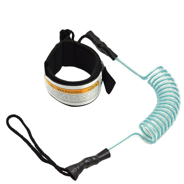 Surf Bodyboard Safety Hand Rope TPU Surfboard Paddle Towing Rope, The Length After Stretching: 1.6m, Safety Hand Rope(Clear Blue), Safety Hand Rope(Orange), Safety Hand Rope(Yellow), Safety Hand Rope(Black), Safety Hand Rope(Blue)