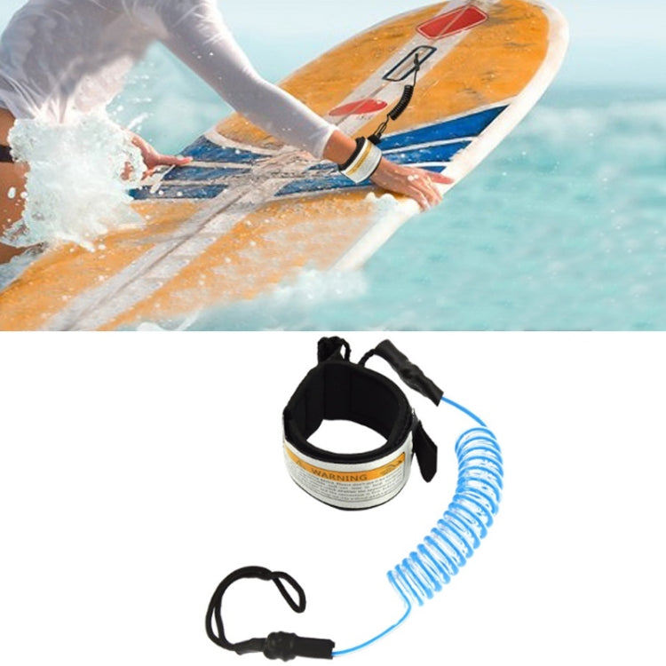 Surf Bodyboard Safety Hand Rope TPU Surfboard Paddle Towing Rope, The Length After Stretching: 1.6m, Safety Hand Rope(Clear Blue), Safety Hand Rope(Orange), Safety Hand Rope(Yellow), Safety Hand Rope(Black), Safety Hand Rope(Blue)