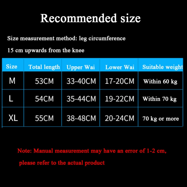 A Pair  Extended Sports Knee Pads Thigh and Calf Cover Outdoor Climbing Football Basketball Riding Protective Gear, M (Black), L (Black), XL (Black), M (White), L  (White), XL (White), M (Red), L (Red), XL (Red), M (Blue), L  (Blue), XL  (Blue)