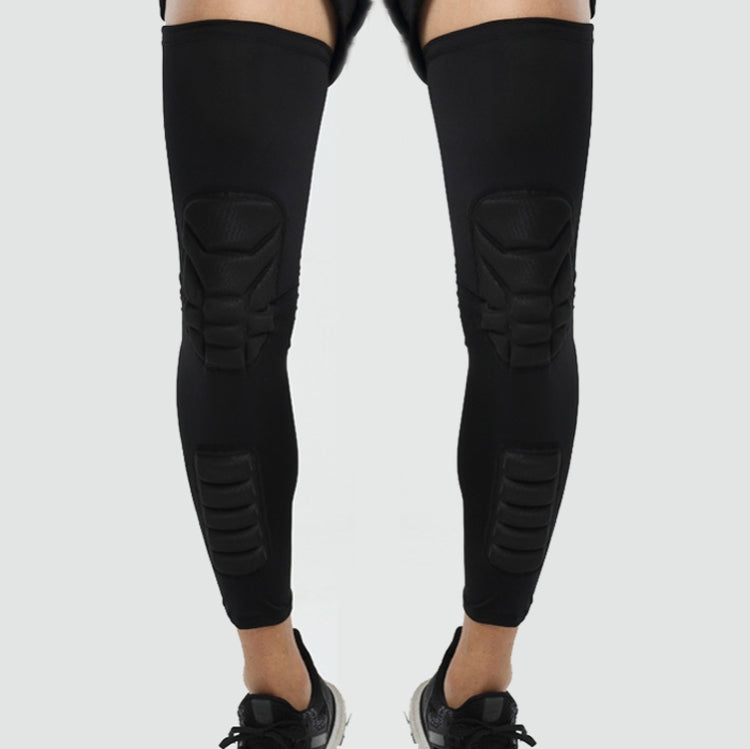 A Pair  Extended Sports Knee Pads Thigh and Calf Cover Outdoor Climbing Football Basketball Riding Protective Gear, M (Black), L (Black), XL (Black), M (White), L  (White), XL (White), M (Red), L (Red), XL (Red), M (Blue), L  (Blue), XL  (Blue)