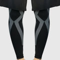1pair  Sports Knee Pads Compression Elastic Protective Thigh And Calve Cover, M (Black / Gray), L  (Black / Gray), XL  (Black / Gray), M (Black / Green), L (Black / Green), XL (Black / Green), M (Black / Red), L (Black / Red), XL (Black / Red)         ...