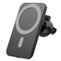 N16 10W Car Air Outlet + Suction Cup Magsafe Magnetic Wireless Charger Mobile Phone Holder For IPhone 12 Series