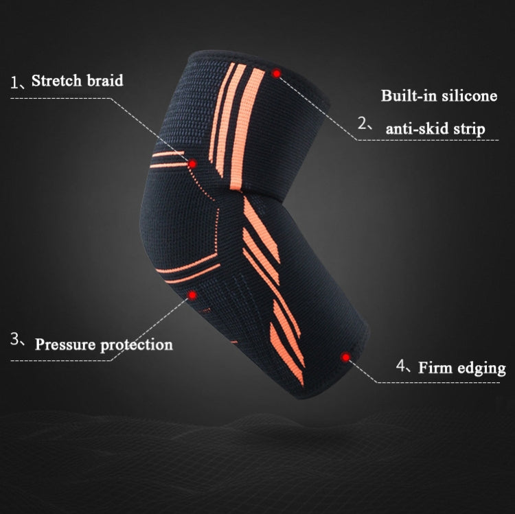 Sports Elbow Pads Breathable Pressurized Arm Guards Basketball Tennis Badminton Elbow Protectors, M (Black Gray), L (Black Gray), XL (Black Gray), M (Black Orange), L (Black Orange), XL (Black Orange), M (Black Green), L (Black Green), XL (Black Green)...