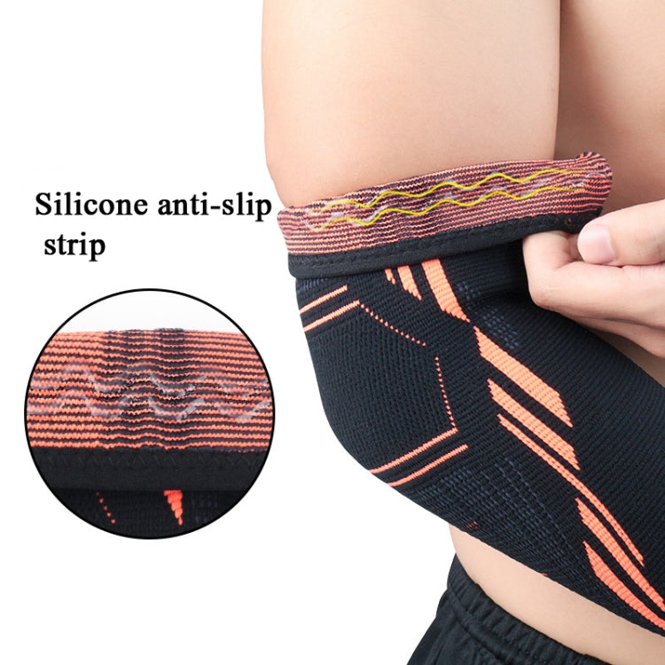 Sports Elbow Pads Breathable Pressurized Arm Guards Basketball Tennis Badminton Elbow Protectors, M (Black Gray), L (Black Gray), XL (Black Gray), M (Black Orange), L (Black Orange), XL (Black Orange), M (Black Green), L (Black Green), XL (Black Green)...