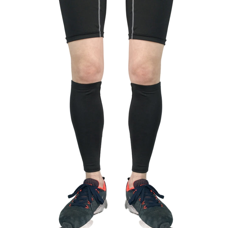 1 Pair Sports Breathable Compression Calf Sleeves Riding Running Protective Gear, Spec: M (Black), M (Black), L (Black), XL (Black), M (White), L (White), XL (White), M (Fluorescent Green), L (Fluorescent Green), XL (Fluorescent Green), M (Red), L (Red...