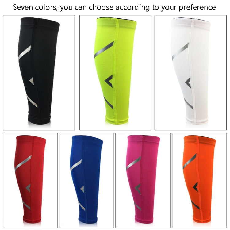 1 Pair Sports Breathable Compression Calf Sleeves Riding Running Protective Gear, Spec: M (Black), M (Black), L (Black), XL (Black), M (White), L (White), XL (White), M (Fluorescent Green), L (Fluorescent Green), XL (Fluorescent Green), M (Red), L (Red...