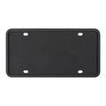2 Sets Waterproof Rustproof Non-damaging Car Paint Silicone License Plate Frame, US Black, Black