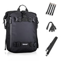 Rhinowalk Multi-Function Motorcycle Rear Seat Bag Combination Rear Shelf Pannier, Black 10L, Yellow 10L, Black 20L, Yellow 20L, Black 30L, Yellow 30L