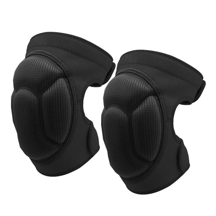 1pair HX-0211 Anti-Collision Sponge Knee Pads Volleyball Football Dance Roller Skating Protective Gear, Specification: L (Gray), M (Black), L (Black), M (Gray), L (Gray)