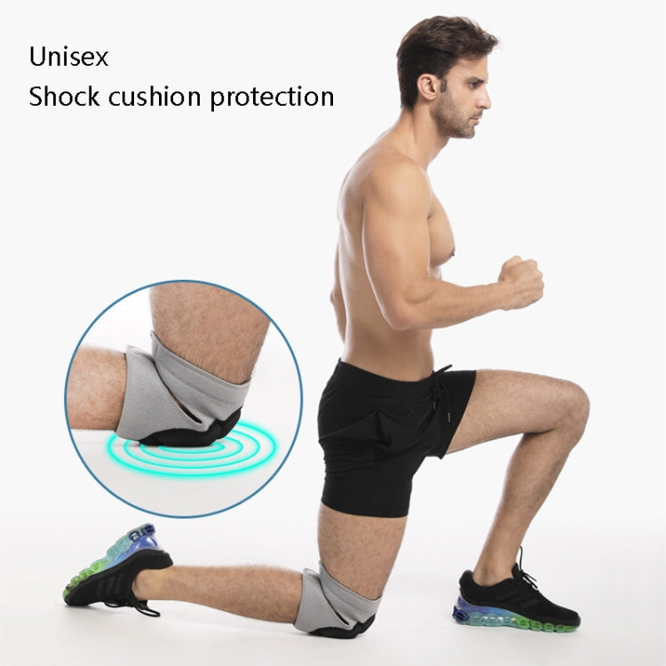 1pair HX-0211 Anti-Collision Sponge Knee Pads Volleyball Football Dance Roller Skating Protective Gear, Specification: L (Gray), M (Black), L (Black), M (Gray), L (Gray)