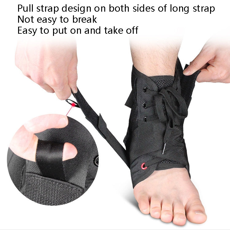 AOLIKES HH-7138 Eight-Shaped Strap Support Ankle Support Ankle Sports Anti-Sprain Protective Gear, S (36.5-39), M (39-42), L (42-44), XL (44-46 )