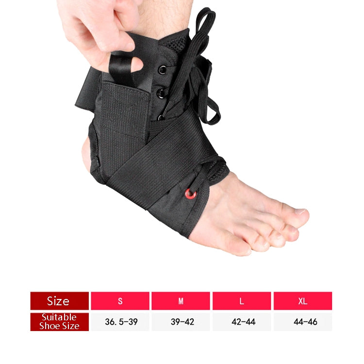 AOLIKES HH-7138 Eight-Shaped Strap Support Ankle Support Ankle Sports Anti-Sprain Protective Gear, S (36.5-39), M (39-42), L (42-44), XL (44-46 )