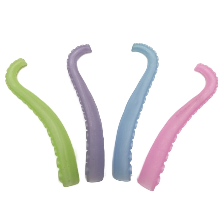 10 PCS TPR Soft Plastic Octopus Tentacles Finger Cover Toys Tricky Prank Finger Puppet, Random Color Delivery, 10 PCS Octopus Tentacles