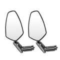 1 Pair WEST BIKING Bicycle Rearview Mirror Adjustable Mirror Mountain Bike Foldable Rearview Mirror