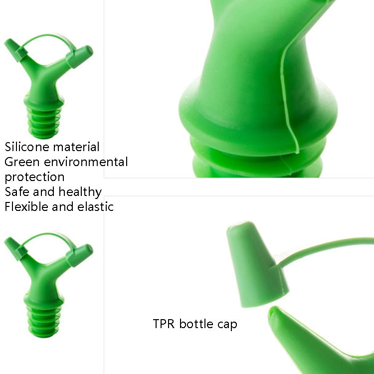 10 PCS Double-Headed Soy Sauce Bottle Mouth Bottle Stopper Wine Bottle Cover Color Random Delivery, Double-Headed Shape