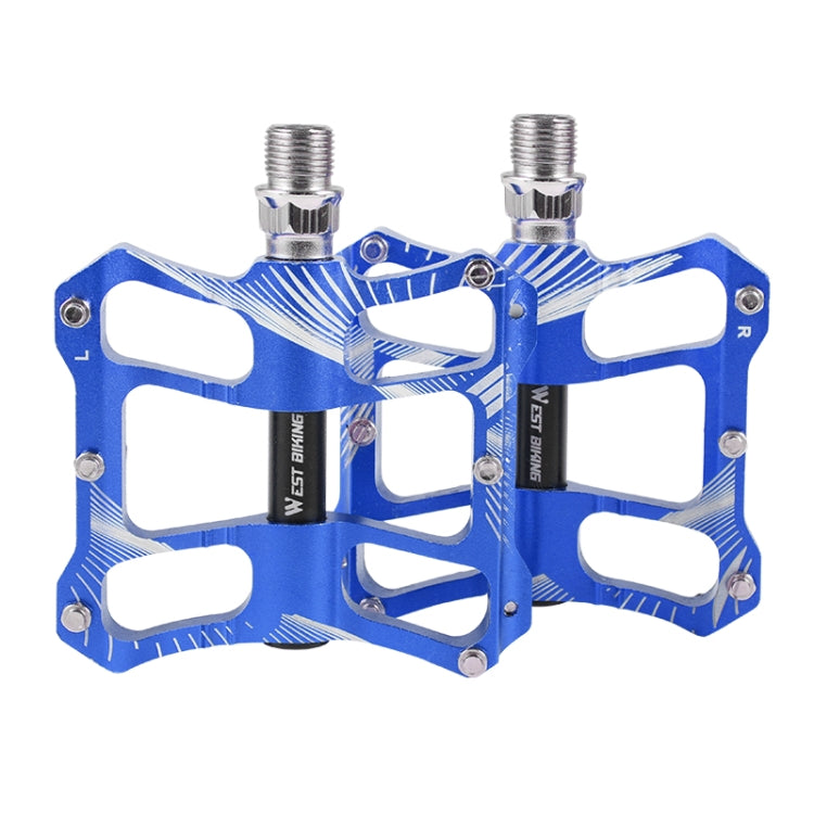 WEST BIKING YP0802080 Bicycle Aluminum Alloy Pedal Riding Foot Pedal Bicycle Accessories, YP0802080