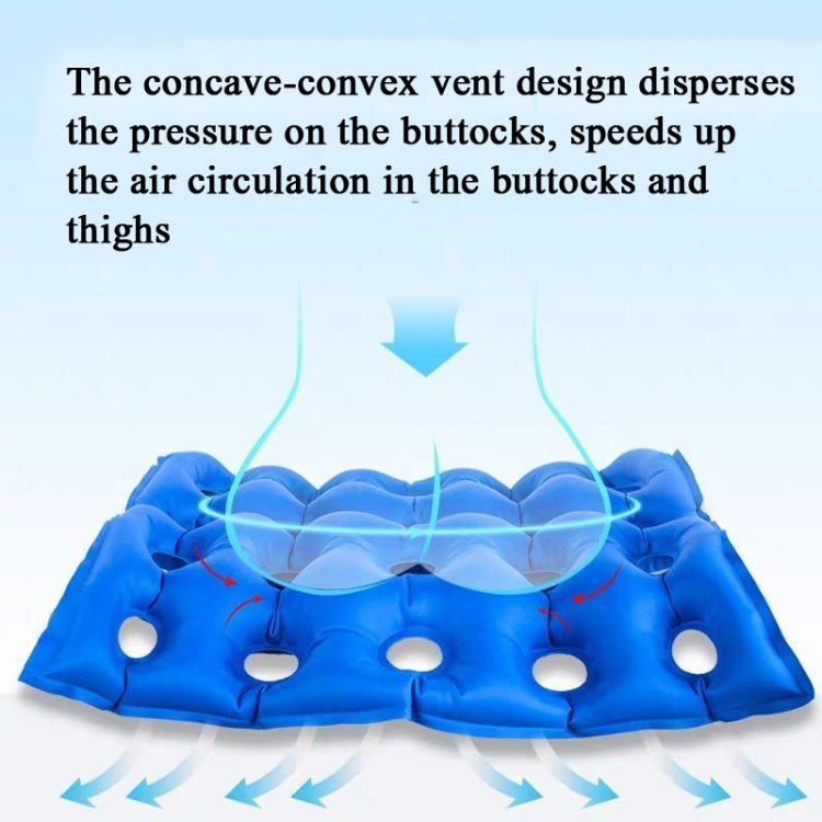 Square 25-hole Anti-decubitus Inflatable Cushion Medical Wheelchair Inflatable Cushion, Wheelchair Inflatable Cushion