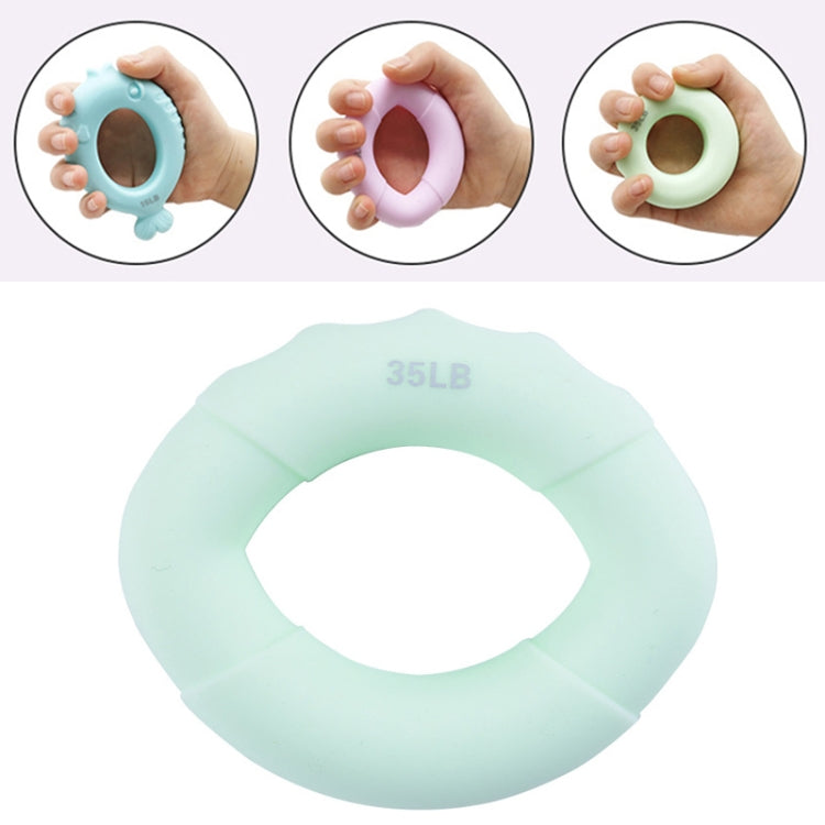 Children Grip Ring Finger Strength Training Finger Power Device, Specification: 5LB (Finite Orange Pink), 5LB (Finite Orange Pink), 15LB (Finite Light Blue), 25LB (Finite Light Purple), 35LB (Finite Light Green), 5LB (Olive Orange Pink)                ...