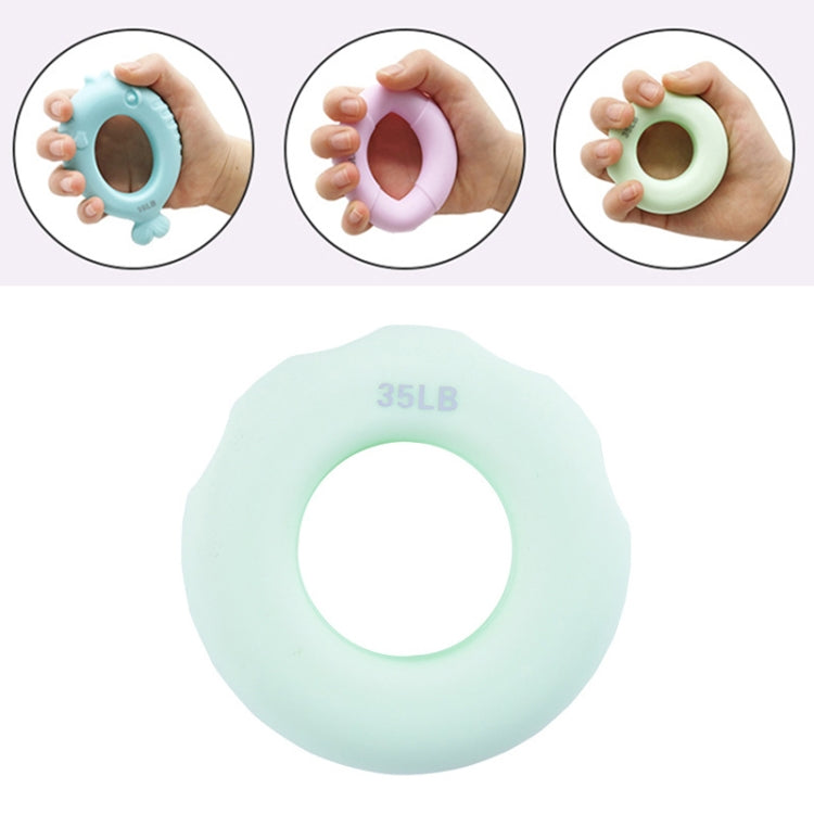 Children Grip Ring Finger Strength Training Finger Power Device, Specification: 5LB (Finite Orange Pink), 5LB (Finite Orange Pink), 15LB (Finite Light Blue), 25LB (Finite Light Purple), 35LB (Finite Light Green), 5LB (Olive Orange Pink)                ...